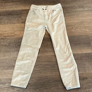 Free People Cream Ankle Pants